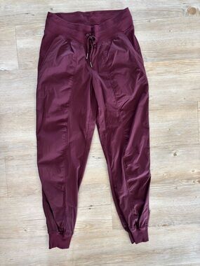 lululemon athletica Maroon Drawstring Joggers